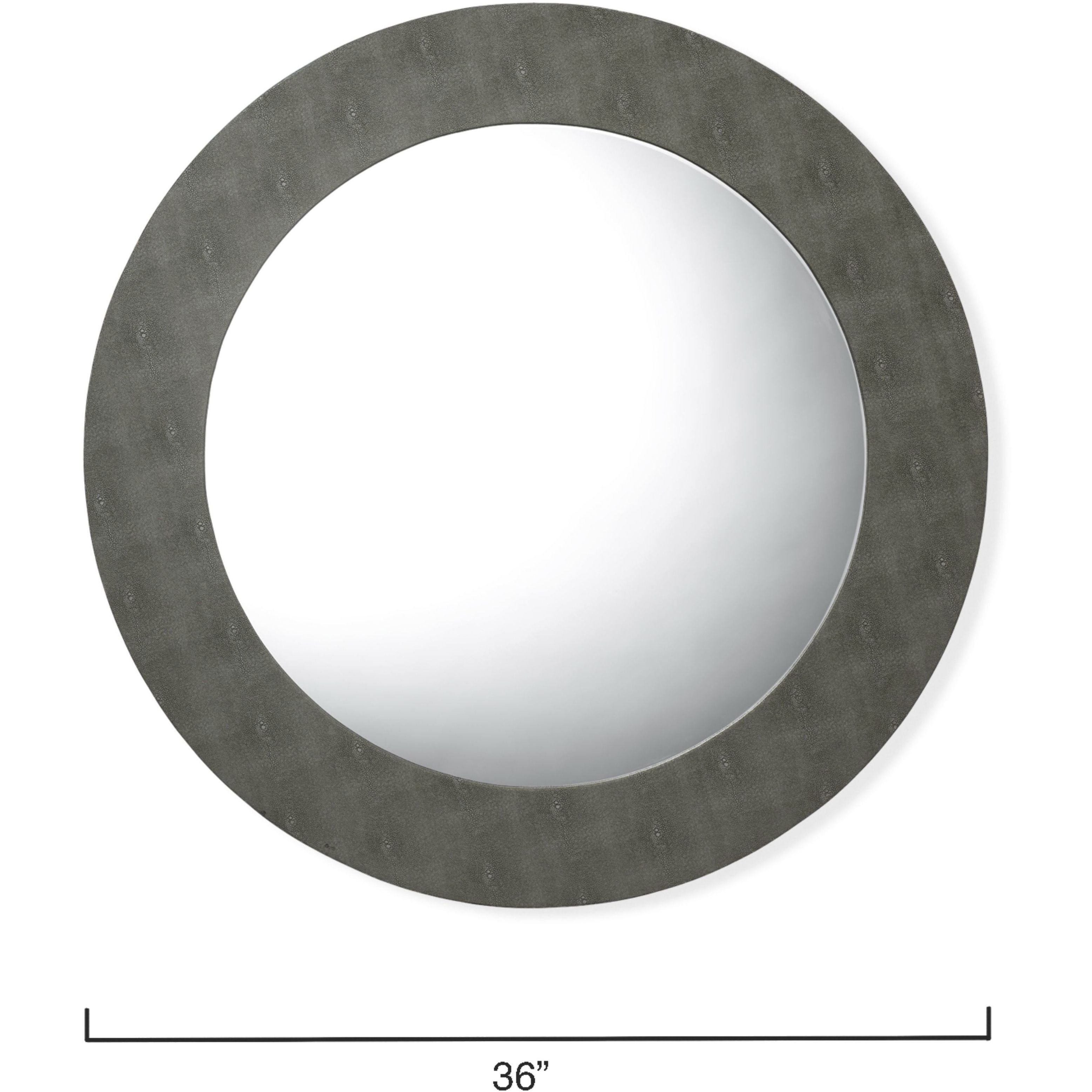 Chester 36 X 36 inch Grey Mirror