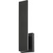 Stylet LED 18 inch Sand Black Outdoor Wall Light