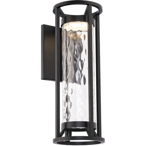 Roslyn LED 19 inch Black Outdoor Wall Light, dweLED