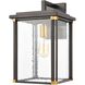 Vincentown 1 Light 18 inch Matte Black Outdoor Sconce