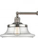 Franklin Restoration Large Oxford 2 Light 25 inch Brushed Satin Nickel Island Light Ceiling Light in Seedy Glass, Franklin Restoration