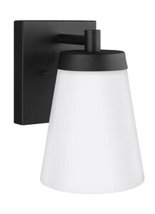 Renville 1 Light 10.25 inch Black Outdoor Wall Lantern, Large