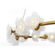 Barbara Barry Petaluma LED 34.5 inch Soft Lacquered Brass Ring Chandelier Ceiling Light