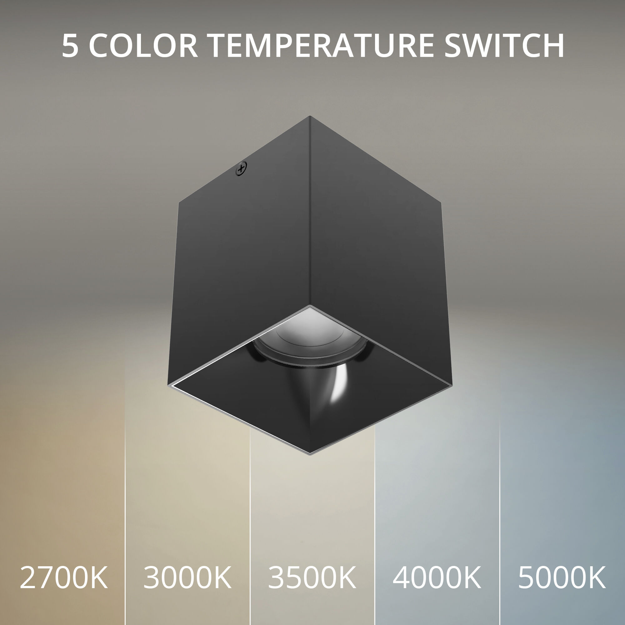 Zoron LED 3.63 inch Black Outdoor Ceiling Lighting