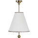Jubilee 2 Light 16.5 inch Natural Brass Pendant Ceiling Light