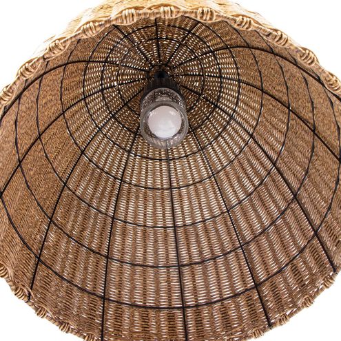 Coastal Living Beehive 1 Light 20.5 inch Natural Outdoor Pendant, Large
