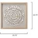 Maldives White Framed Wall Art