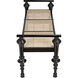 Indochine Charcoal Black Bench