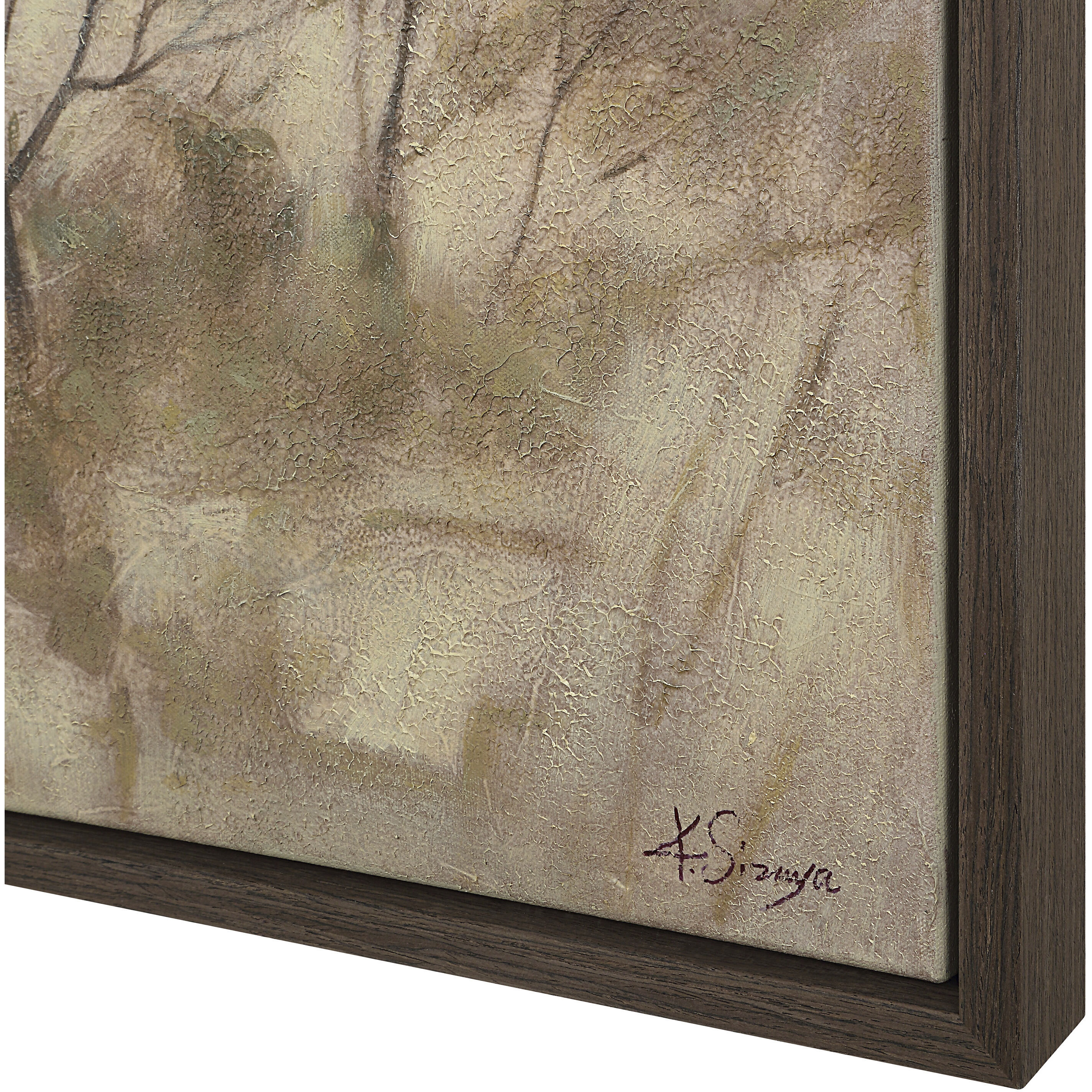 Toulouse Dark Brown Canvas Art