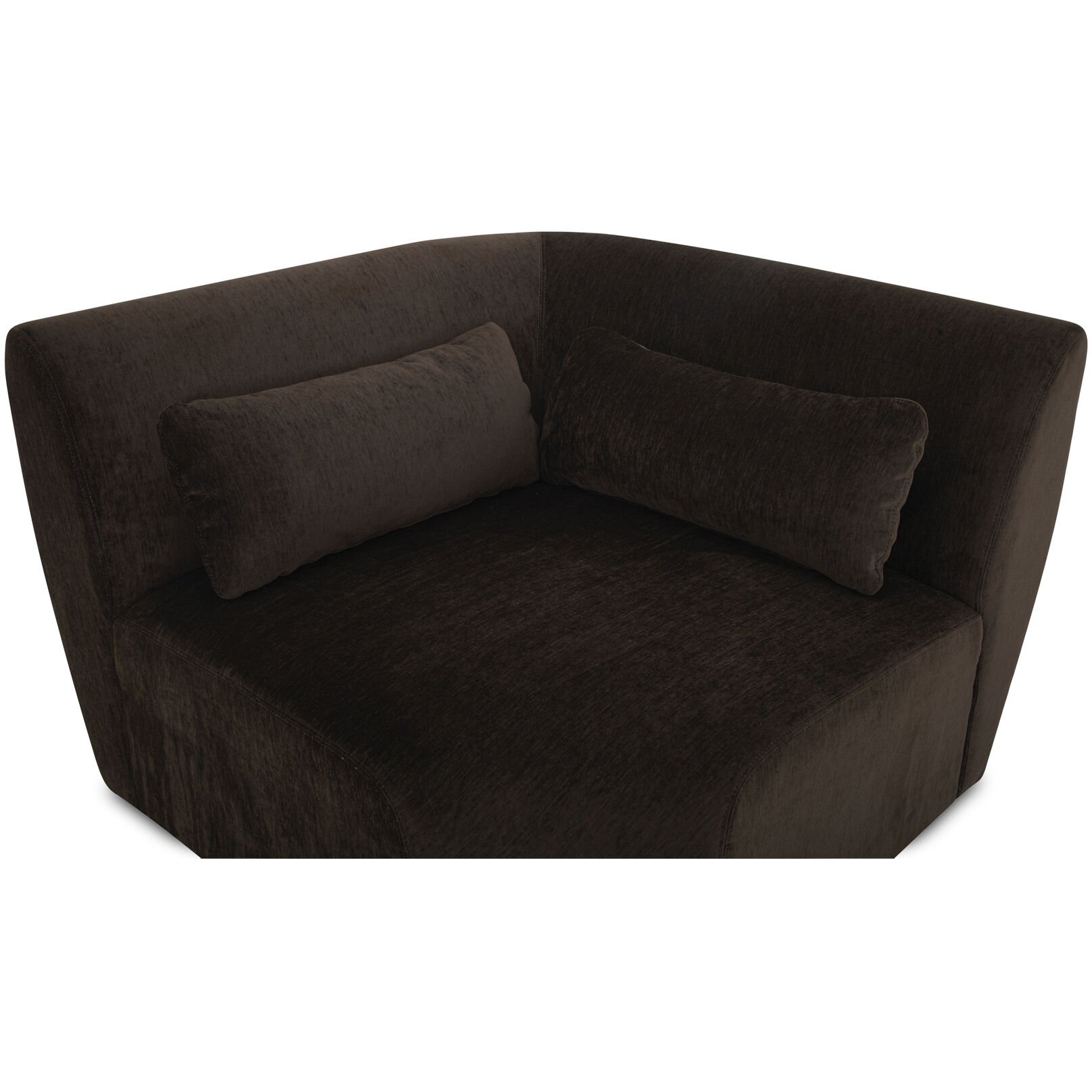 Amelia Dark Brown Corner Chair