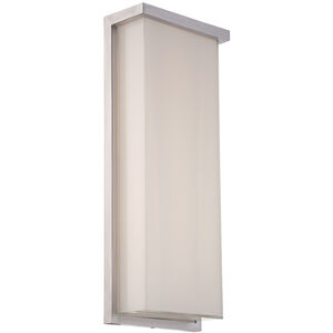 Ledge LED 20 inch Brushed Aluminum Outdoor Wall Light in 2700K, 20in.