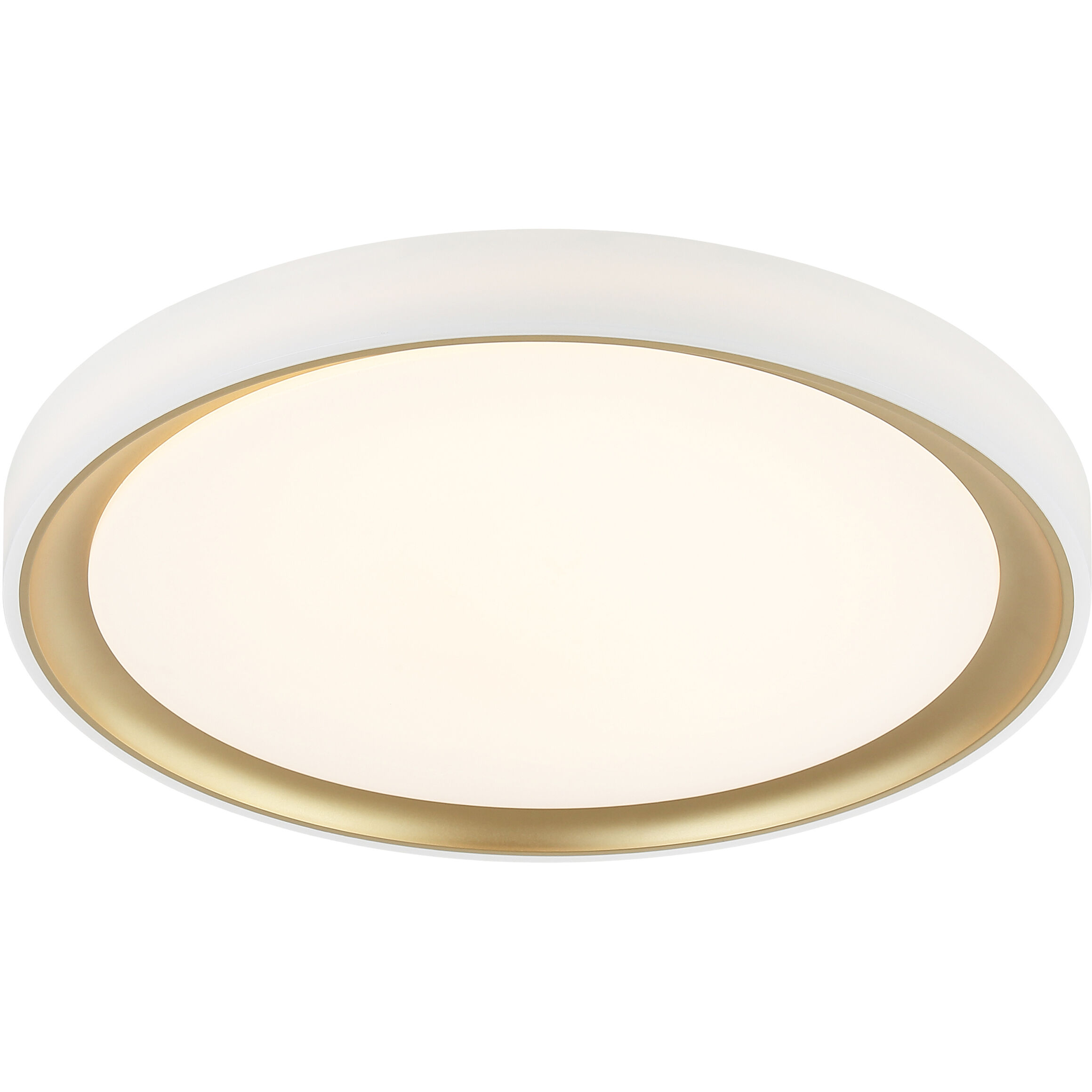 Oculus 1 Light 19.5 inch Gold Flush Mount Ceiling Light