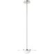 Solstice LED 15.75 inch Polished Nickel Convertible Pendant Ceiling Light