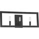 Portrait 3 Light 23.25 inch Espresso Vanity Light Wall Light