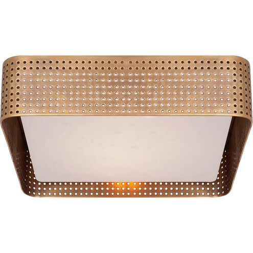 Kelly Wearstler Precision 2 Light 12.5 inch Antique-Burnished Brass Flush Mount Ceiling Light, Large