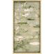 Water Lily Green and Beige and White Framed Art