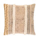 Dayna 18 X 18 inch Beige/Tan/Dark Brown/Saffron/Wheat/Cream/Charcoal Pillow Kit, Square
