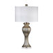 Ribbed Tulip 32 inch 100 watt Gold Table Lamp Portable Light in Incandescent