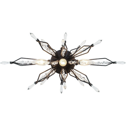 Orbital 3 Light 23 inch Carbon Bath Vanity Light Wall Light