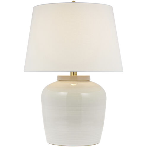 Marie Flanigan Nora 28 inch 15 watt Ivory Table Lamp Portable Light, Medium