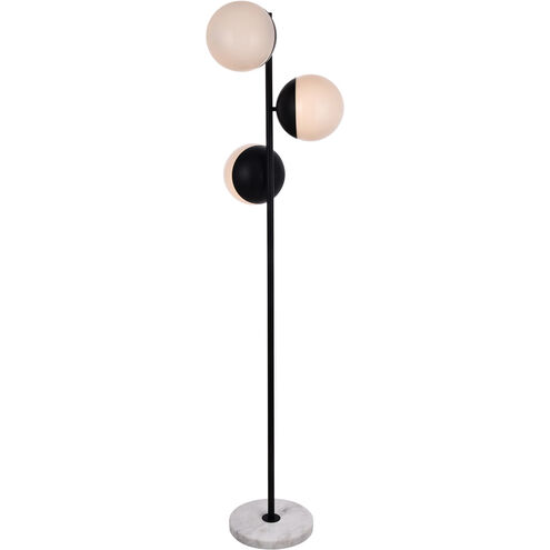 Eclipse 66 inch 40 watt Black Floor Lamp Portable Light