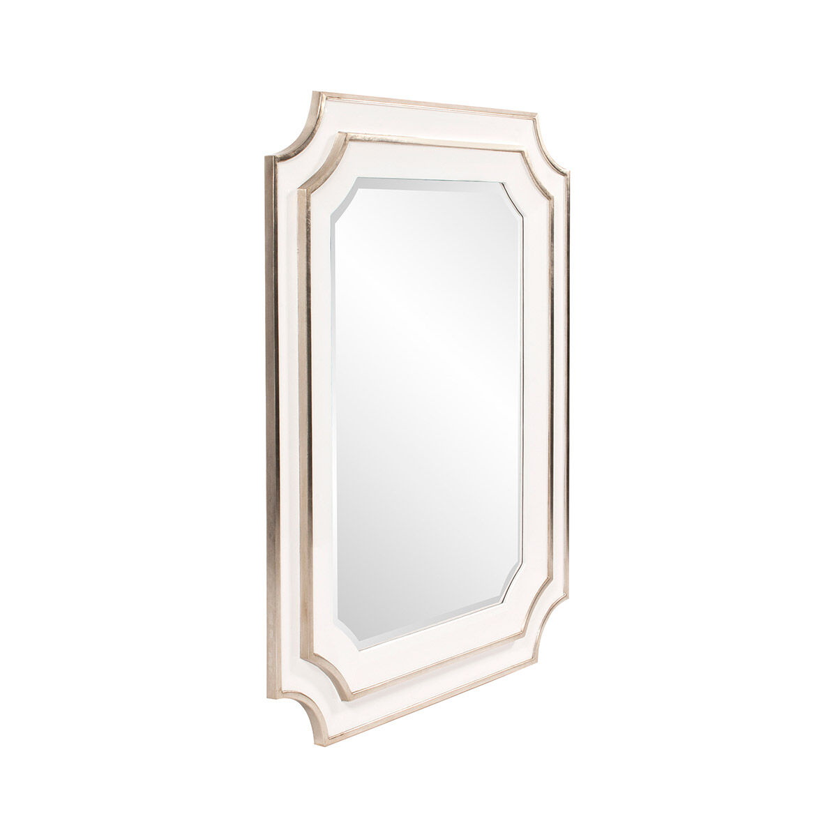 Dante 48 X 36 inch White Wall Mirror