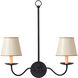 Tole Cream 6 inch Tapered Chandelier Shade