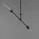 Equilibrium LED 42 inch Black Linear Pendant Ceiling Light