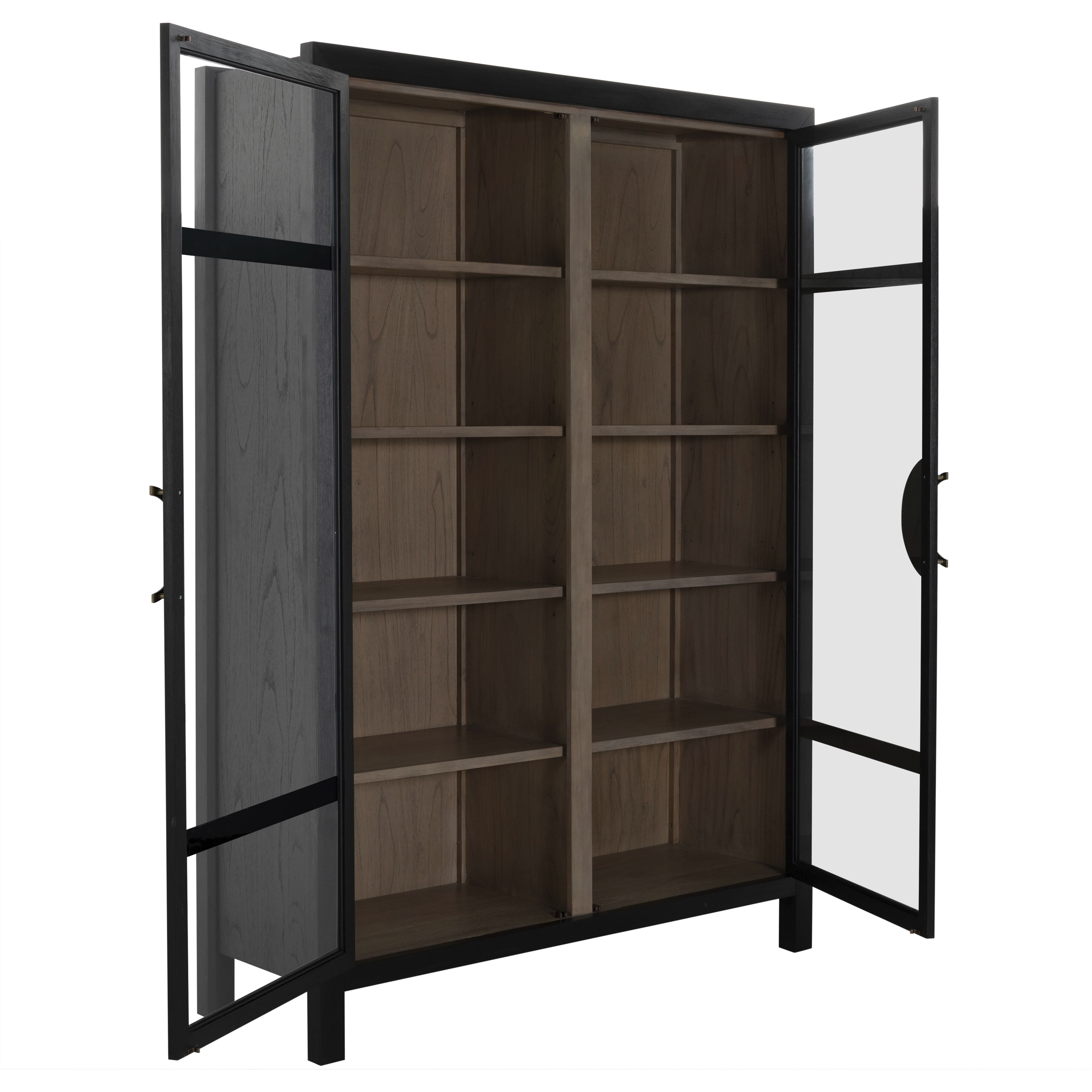 Elias Natural Bay / Antique Bronze / Brushed Black Cabinet