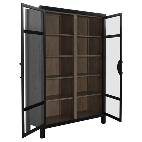 Elias Natural Bay / Antique Bronze / Brushed Black Cabinet