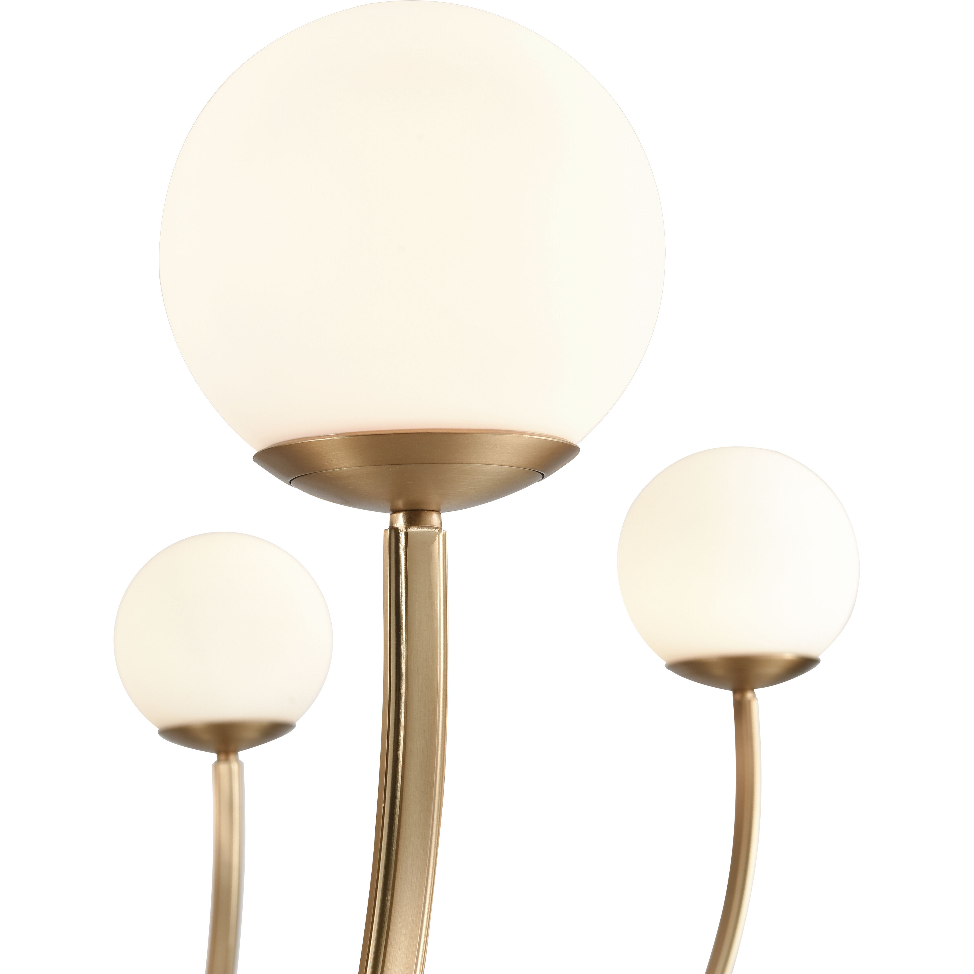 Caroline 8 Light 54 inch Brushed Gold Chandelier Ceiling Light