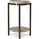 Repose 22 X 14.25 inch Grey Oak Side Table
