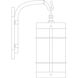 Valencia 1 Light 6.25 inch Bronze Wall Mount Wall Light in Clear Seedy