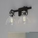 Ogden LED 16.5 inch Matte Black Bathroom Light Wall Light in 2