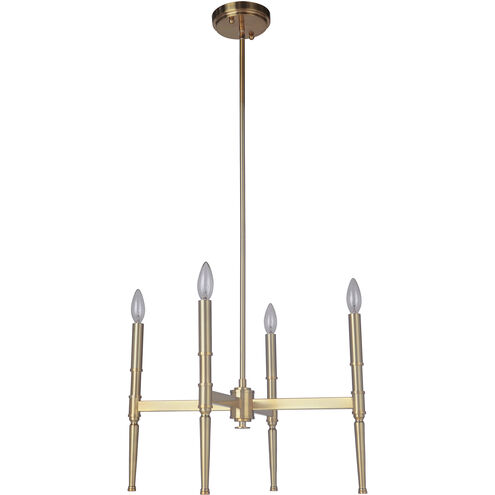 Ella 4 Light 18 inch Satin Brass Pendant Ceiling Light
