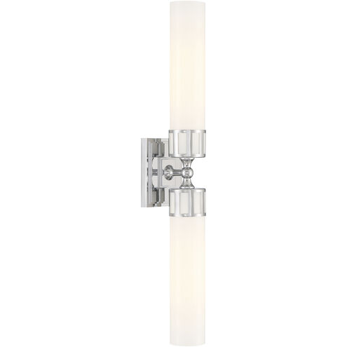 Astor Sconce Wall Light in Chrome, Incandescent
