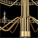 Monroe 15 Light 48 inch Antique Gold Chandelier Ceiling Light