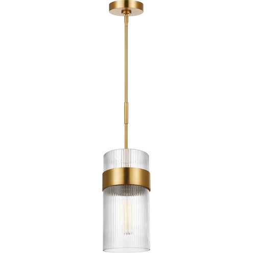 C&M by Chapman & Myers Geneva 1 Light 7 inch Burnished Brass Pendant Ceiling Light