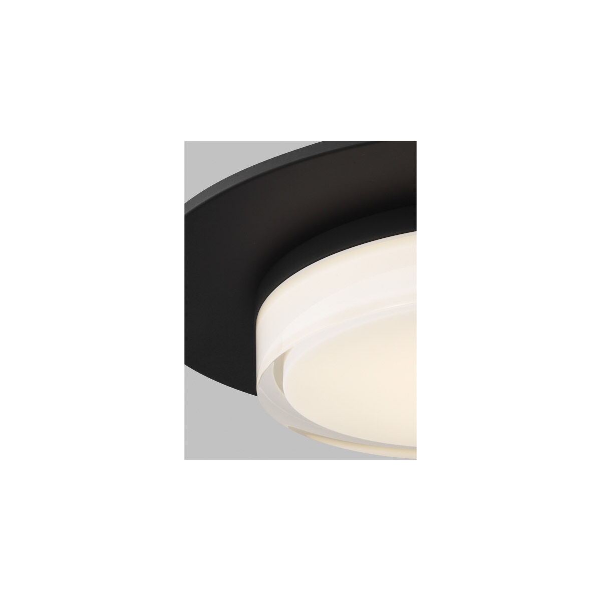 Sean Lavin Sen LED 17 inch Nightshade Black Flush Mount Ceiling Light, Integrated LED