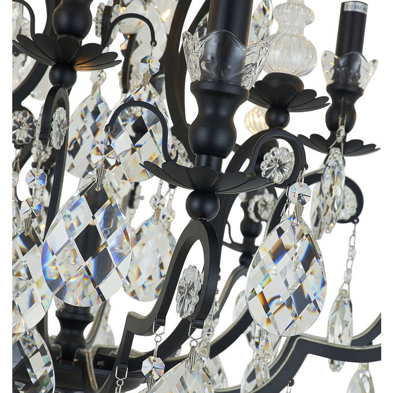 Canada 13 Light 32 inch Black Chandelier Ceiling Light