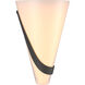 Half Cone 2 Light 8 inch Natural Iron Sconce Wall Light, Left