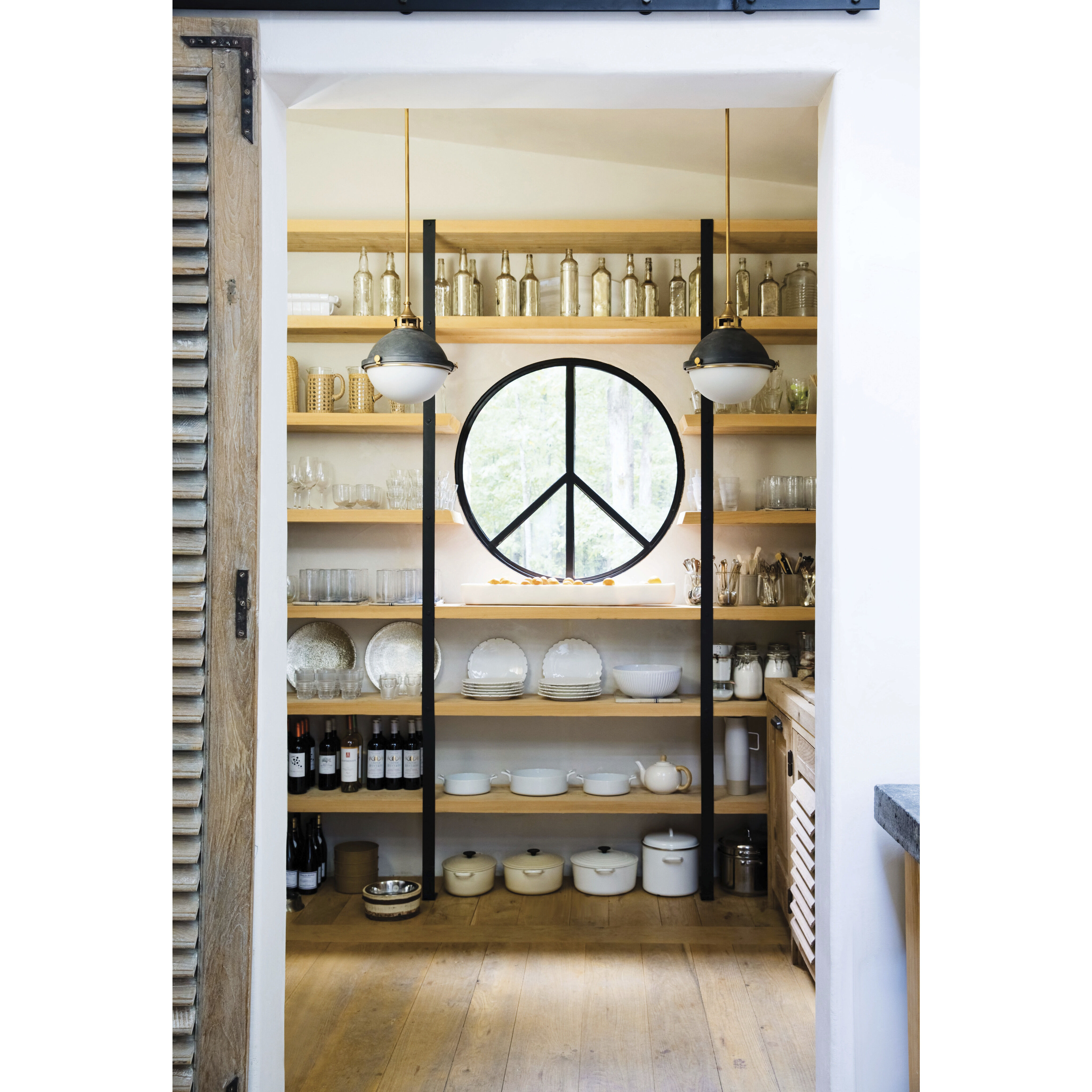 Fletcher 2 Light 18 inch Aged Zinc with Heritage Brass Indoor Chandelier Ceiling Light