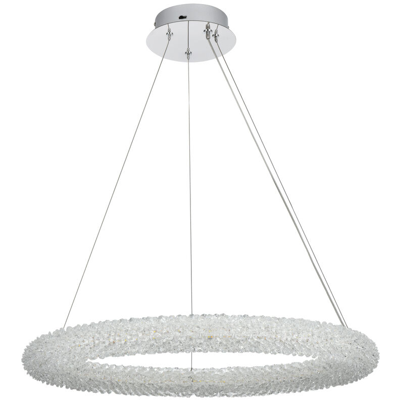 Bowen 1 Light 26 inch Chrome Chandelier Ceiling Light