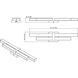 Zane LED 25 inch Modern Gold Vanity Wall Light