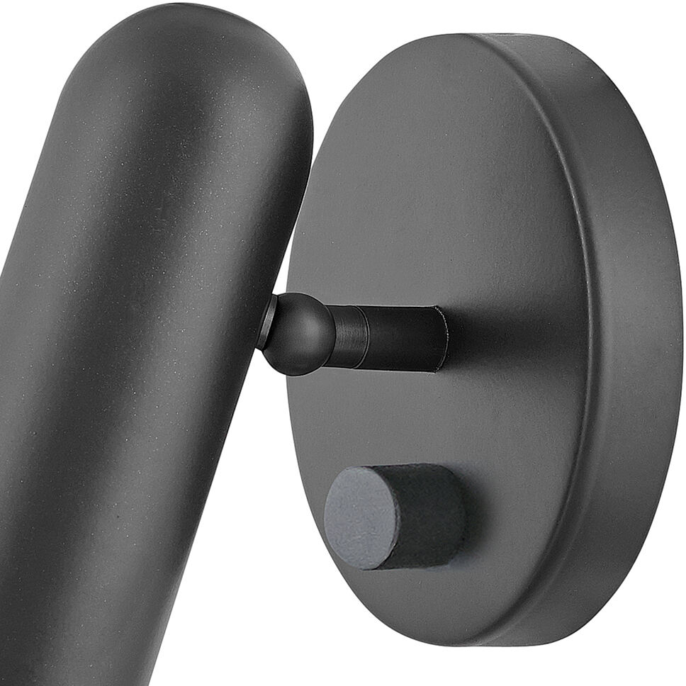 Dax LED 5 inch Black Indoor Wall Sconce Wall Light