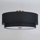 Burnaby LED 20.5 inch Matte Brass Semi-Flush Mount Ceiling Light