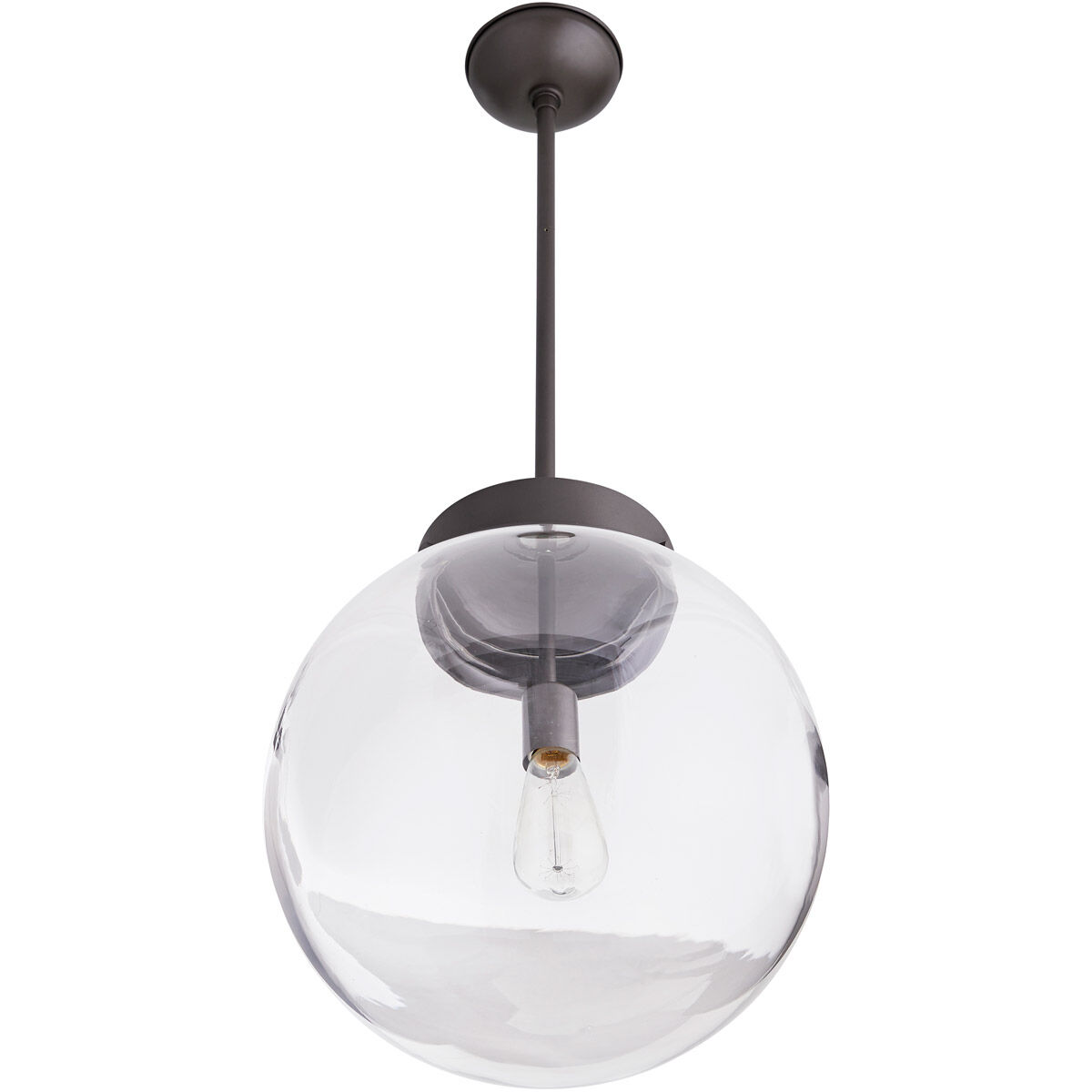 Reeves 1 Light 15.5 inch Aged Iron Outdoor Pendant, Large