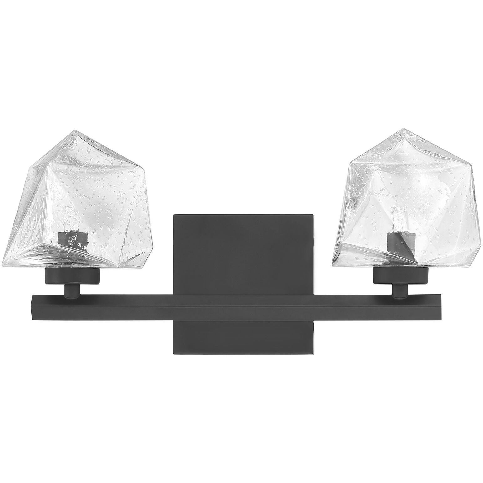 Castello LED 15 inch Matte Black Bathroom Vanity Light Wall Light