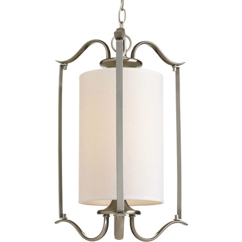 Mark 1 Light Brushed Nickel Pendant Ceiling Light, Large