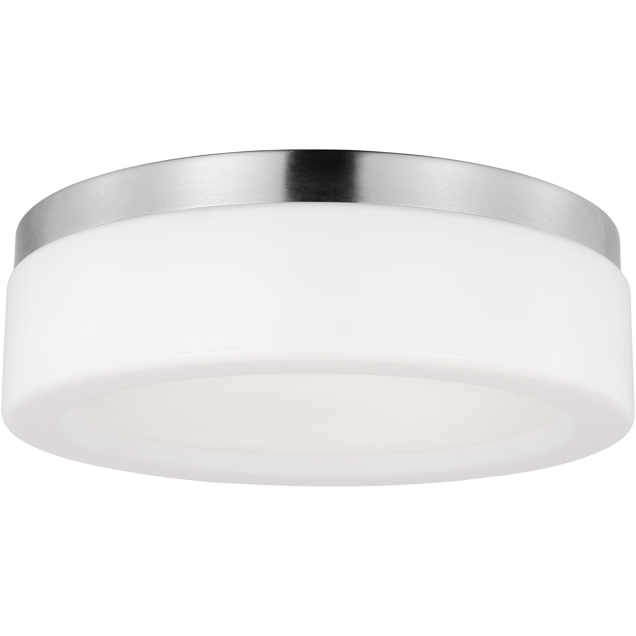 Rhett LED 12 inch Brushed Nickel Flush Mount Ceiling Light in Brushed Nickel Silver, Medium